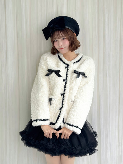 リボンベレー帽