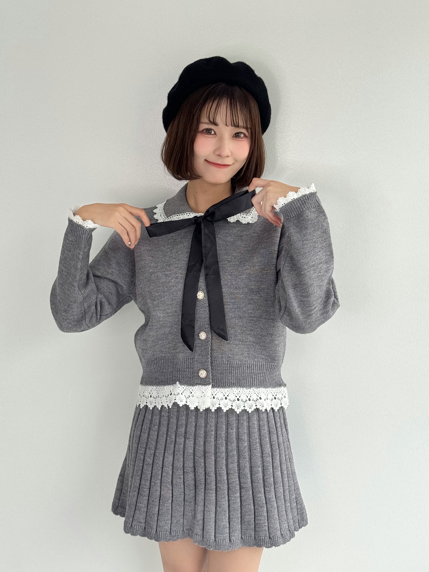 【Official限定価格】ガーリーニットセットアップ