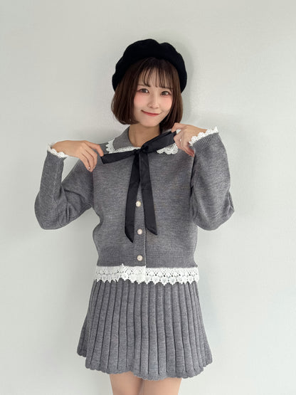 【Official限定価格】ガーリーニットセットアップ