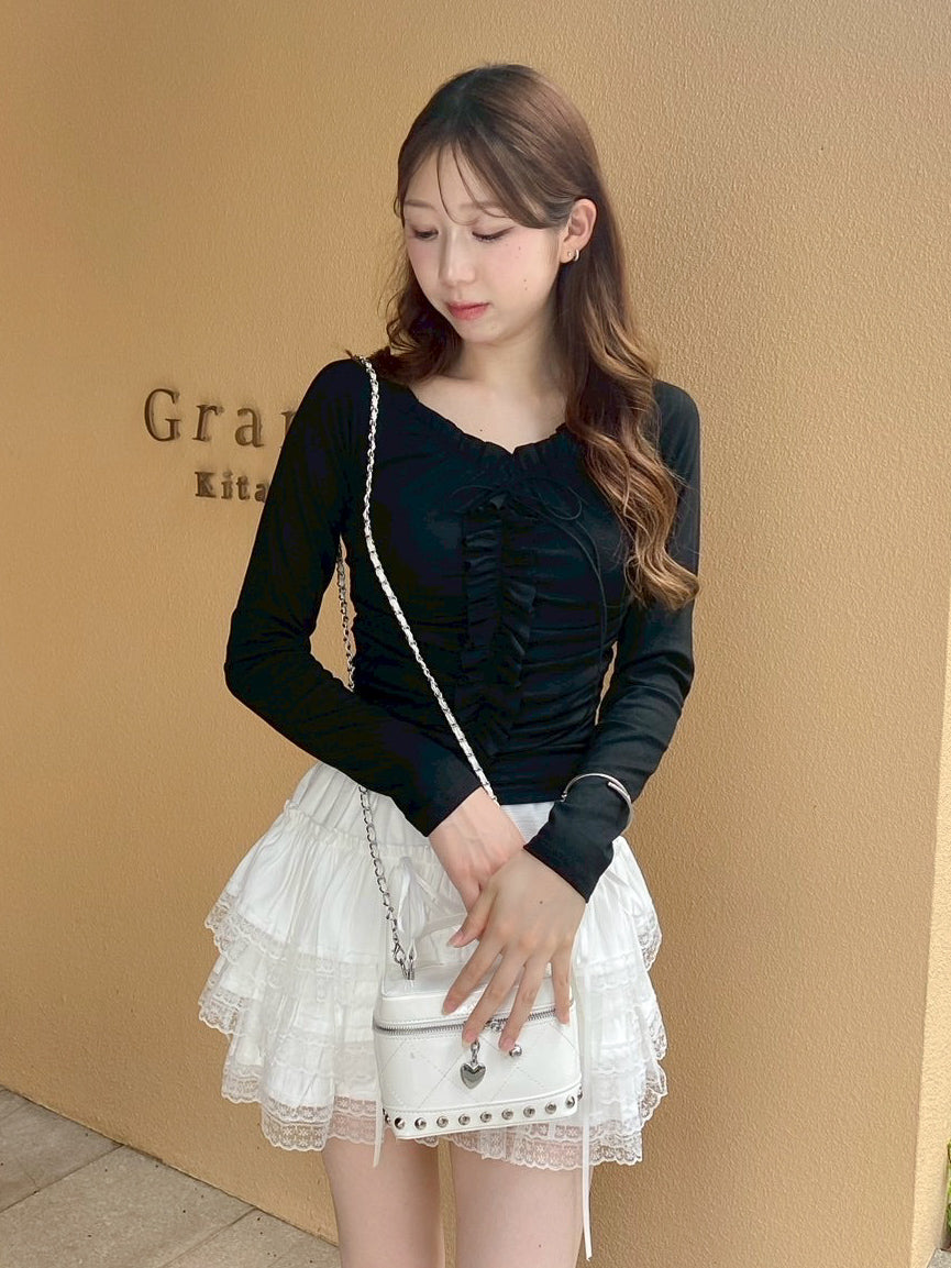 フリルカットロンT