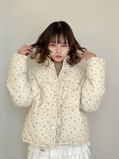 小花柄ブルゾン