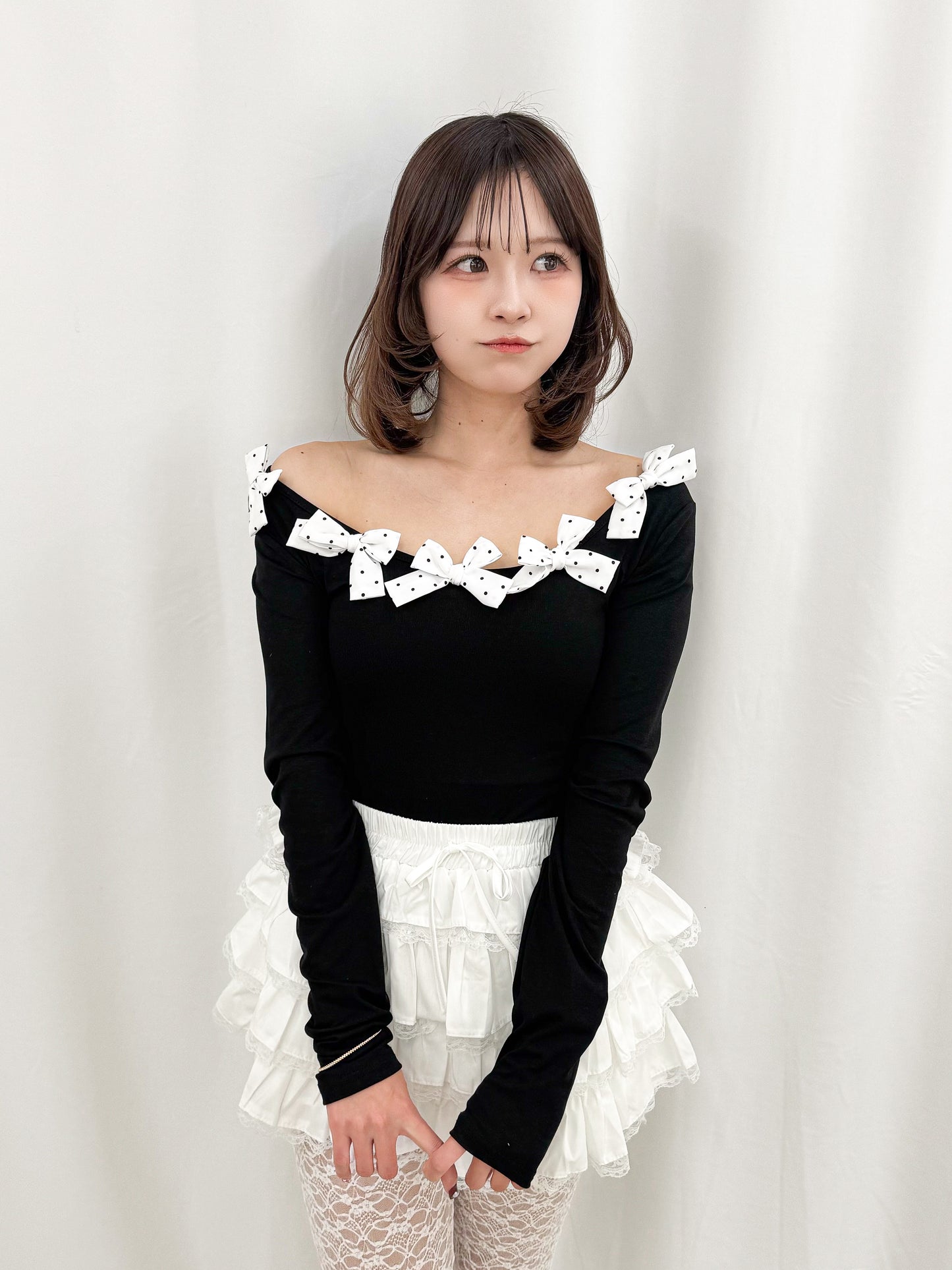 ドットリボンロンT