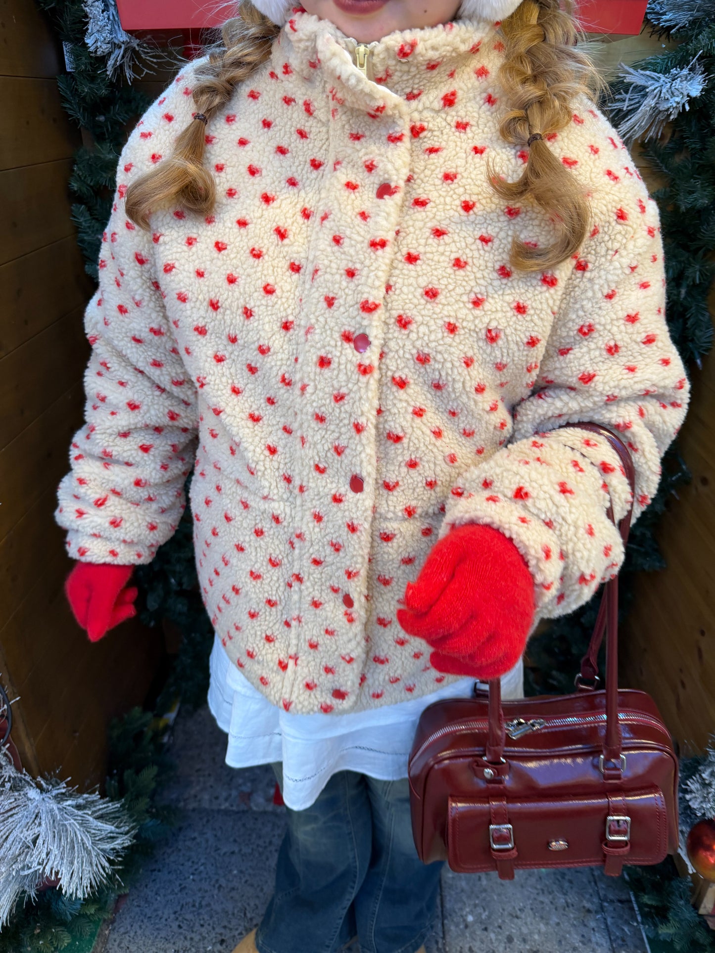 ハートドットボアブルゾン