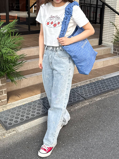 チェリークロップドTシャツ