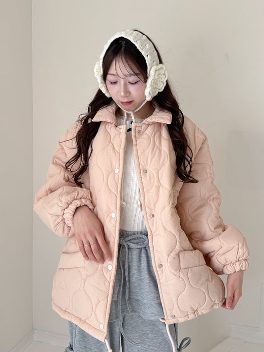 裏地ボア中綿ジャケット