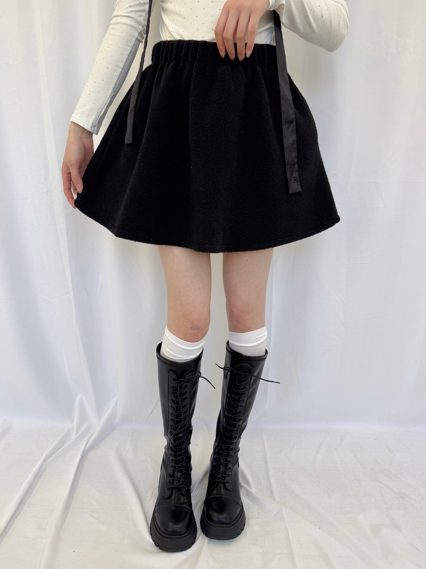 【Official限定価格】フリースフレアスカート