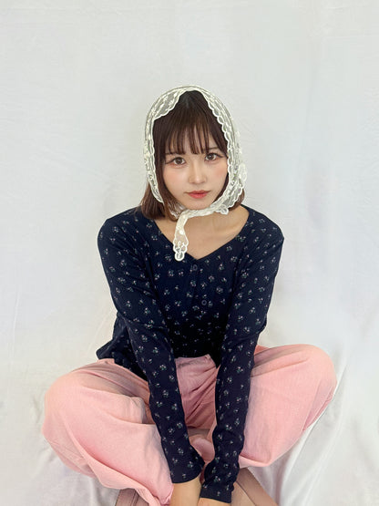 【Official限定】花柄アンサンブルカーディガン