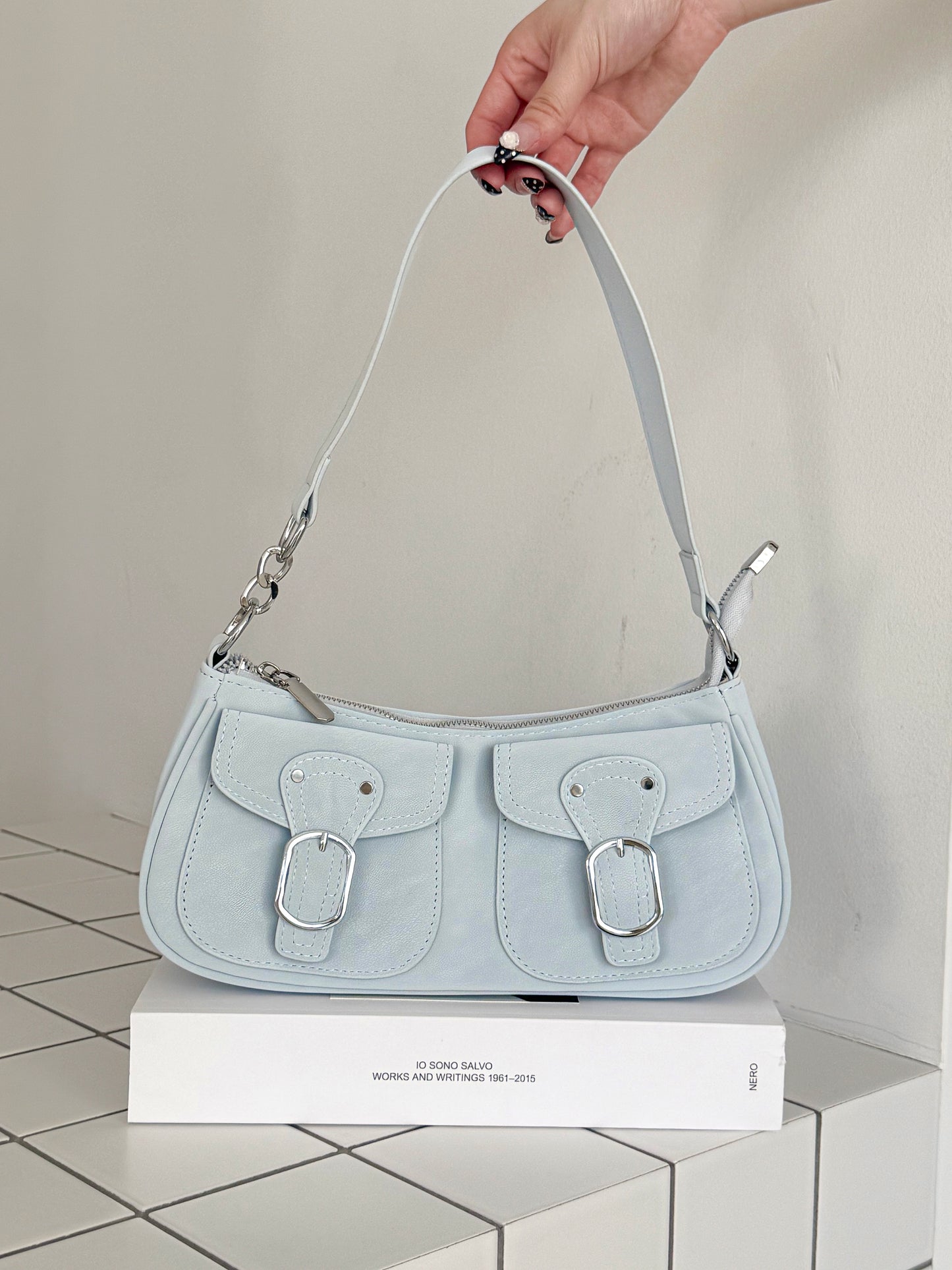 2WAYバックル合皮BAG