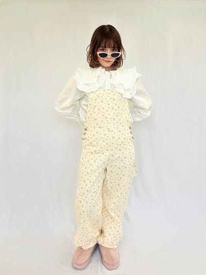 【Official限定】小花柄オーバーオール