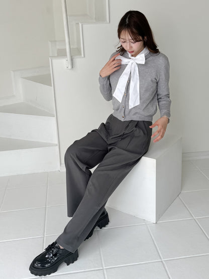 【Official限定価格】タックワイドパンツ