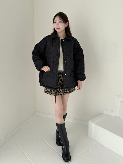 裏地ボア中綿ジャケット