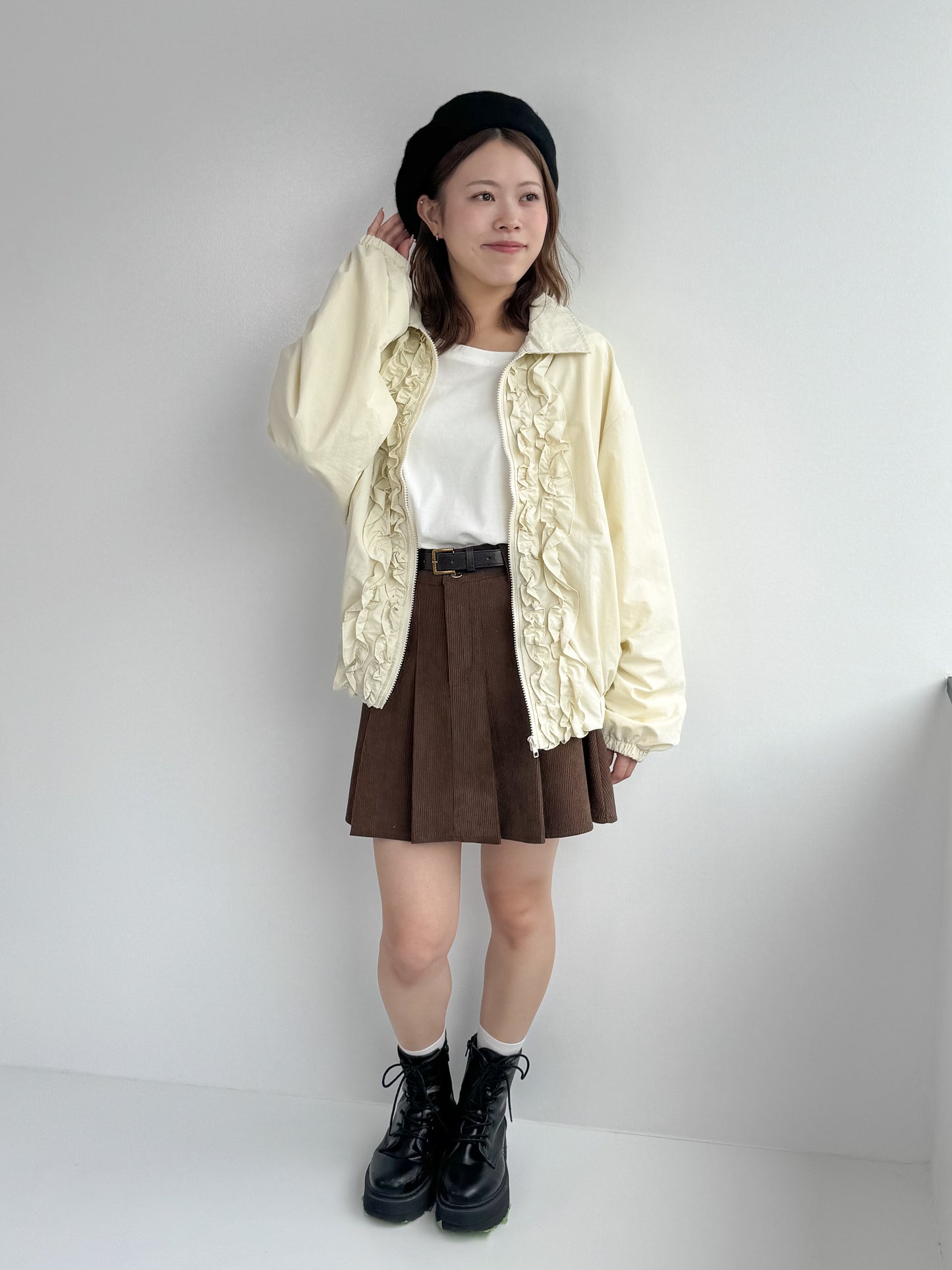 【Official限定価格】フリルブルゾン