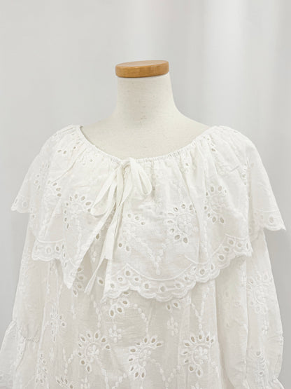 【Official限定価格】2wayキャンブリックブラウス