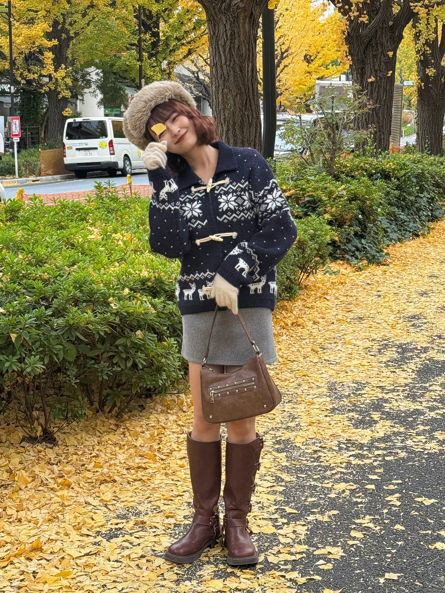 【Official限定】ノルディックジャガードカーディガン