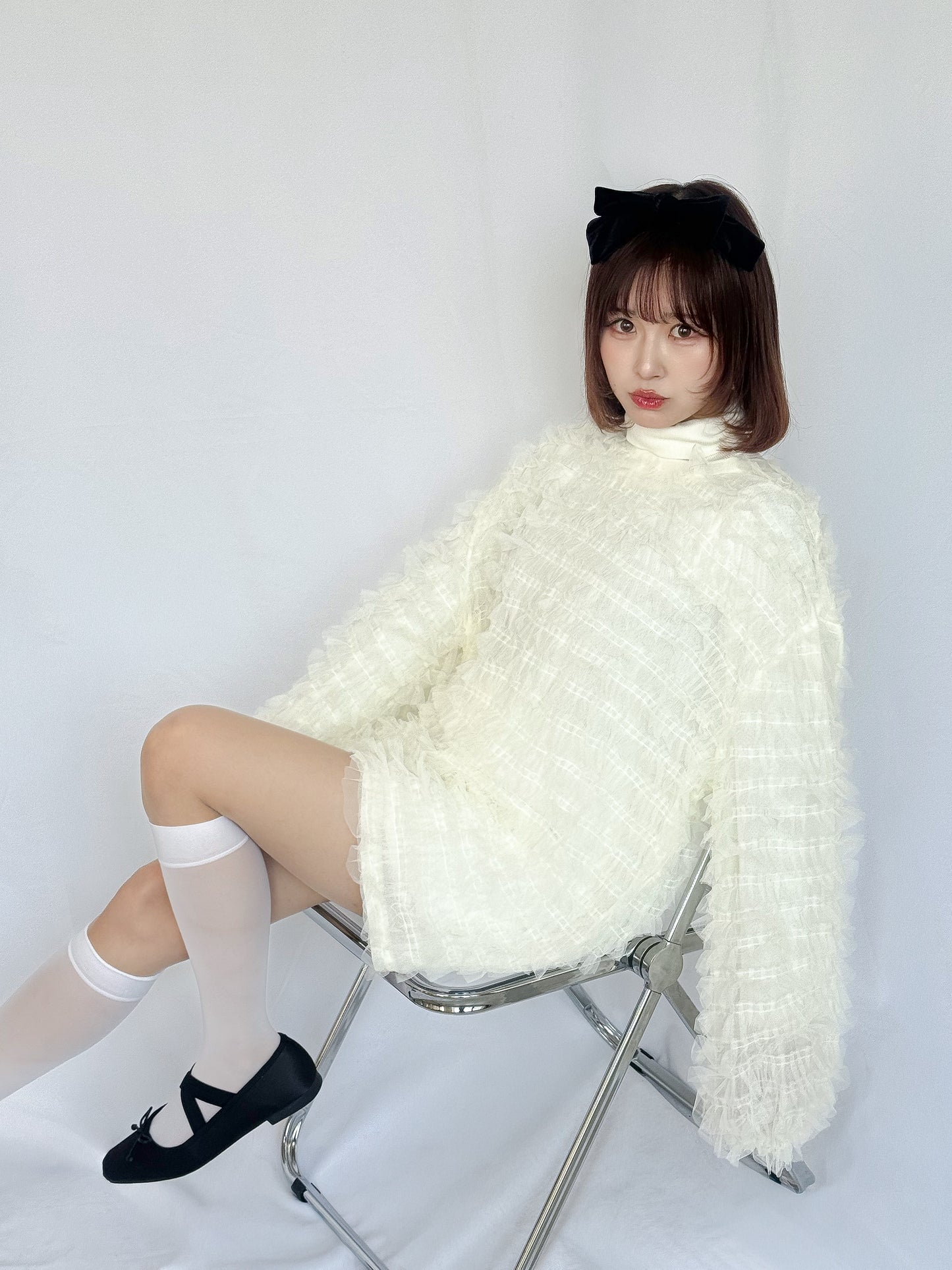 【Official限定】チュールシアートップス