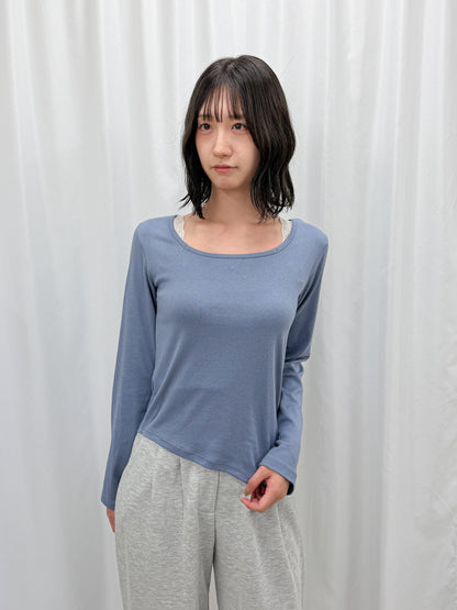 ワンポイント刺繍ロンT