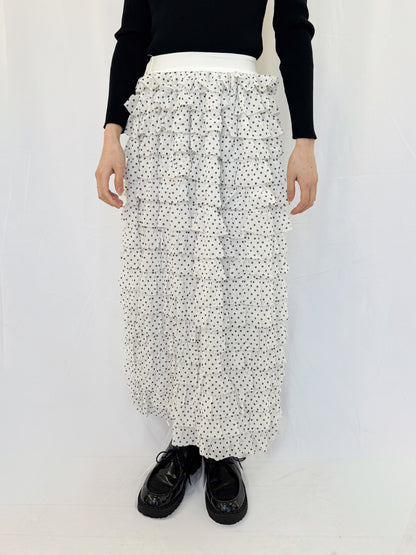 【Official限定】ドットティアードスカート