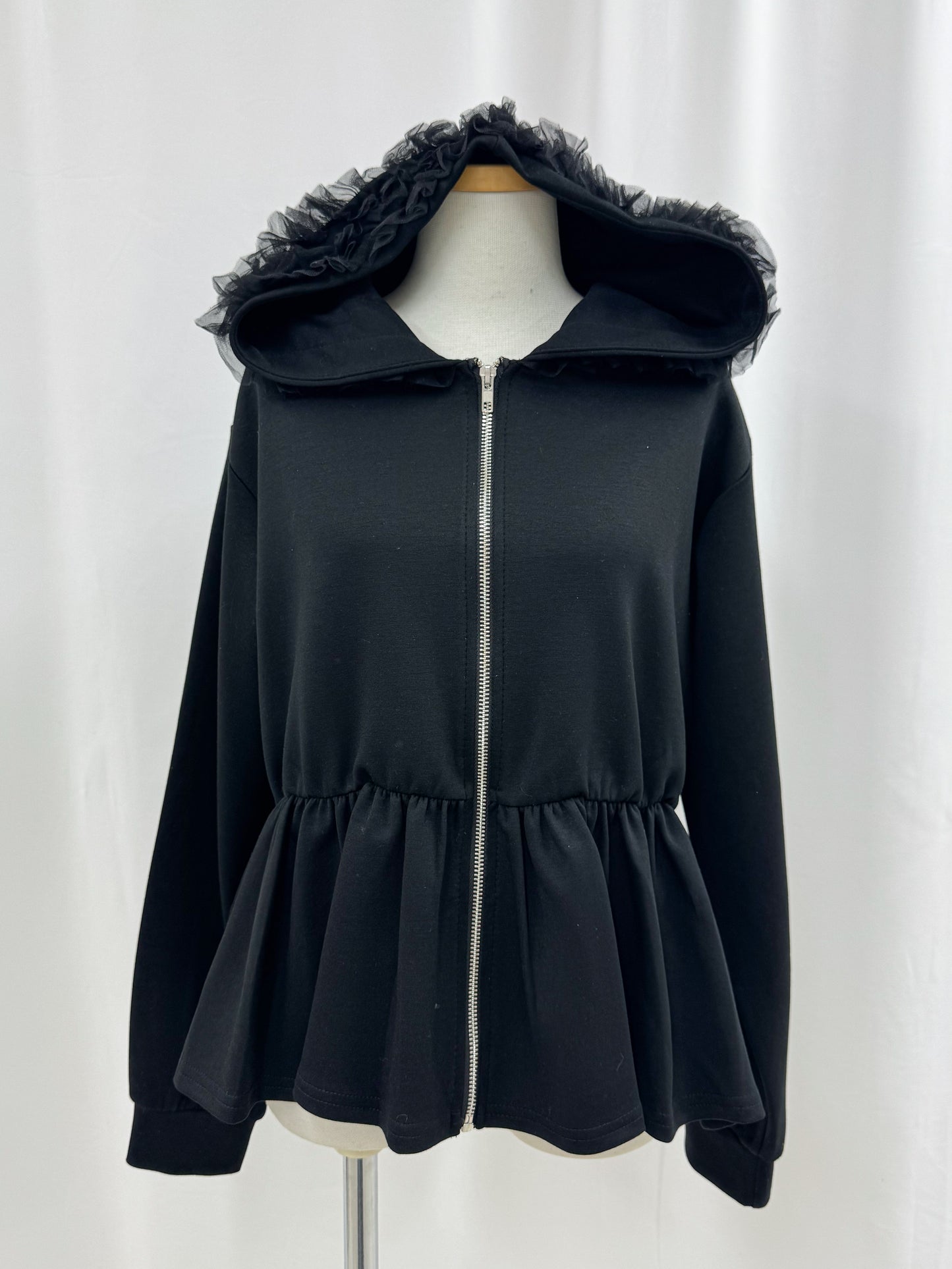 【Official限定価格】ペプラムスエットパーカー