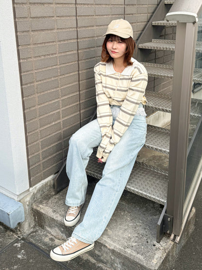 【Official限定価格】ウエストレースデニムパンツ