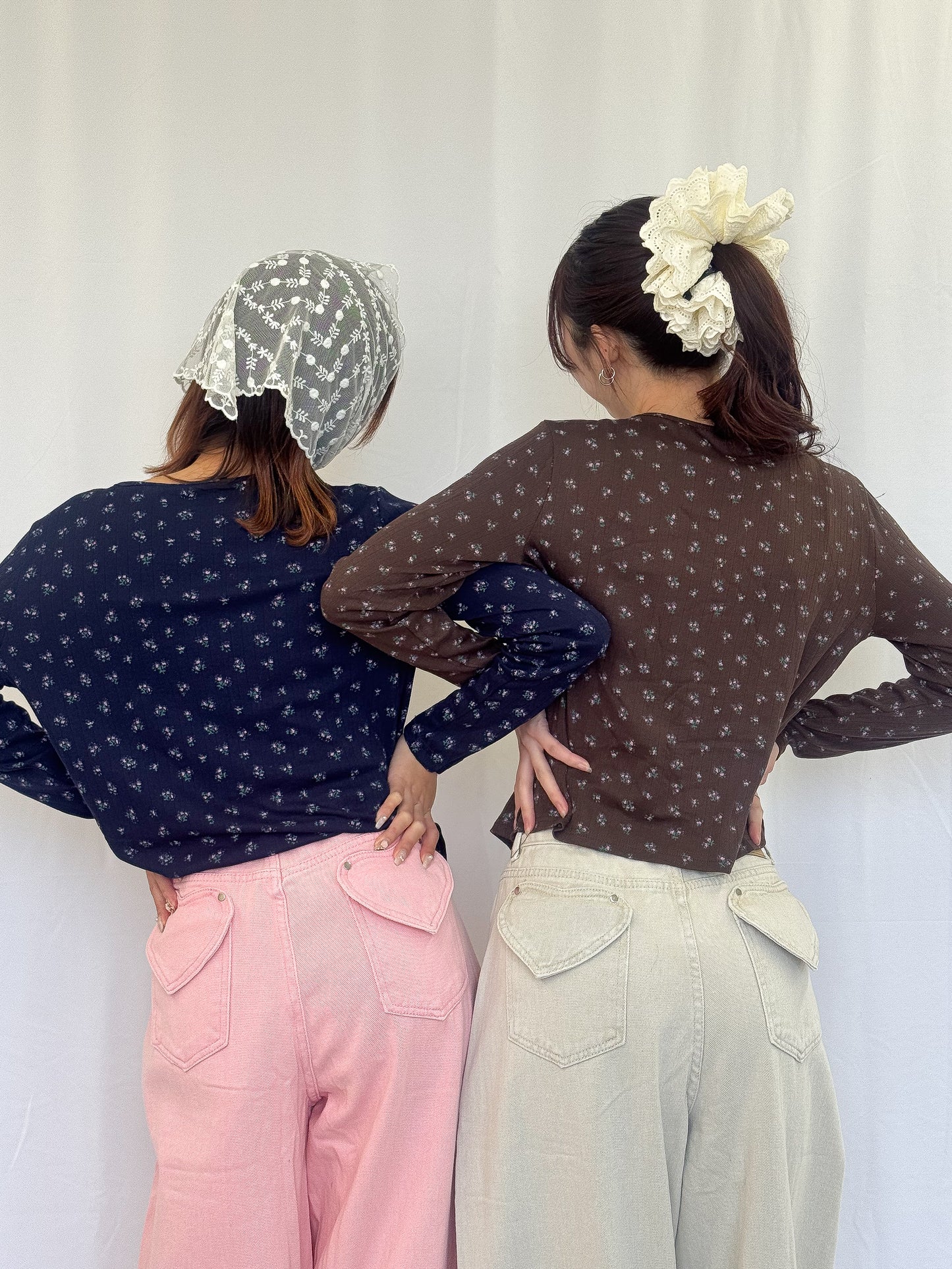 【Official限定】花柄アンサンブルカーディガン