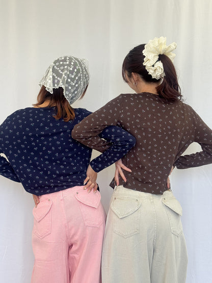 【Official限定】花柄アンサンブルカーディガン