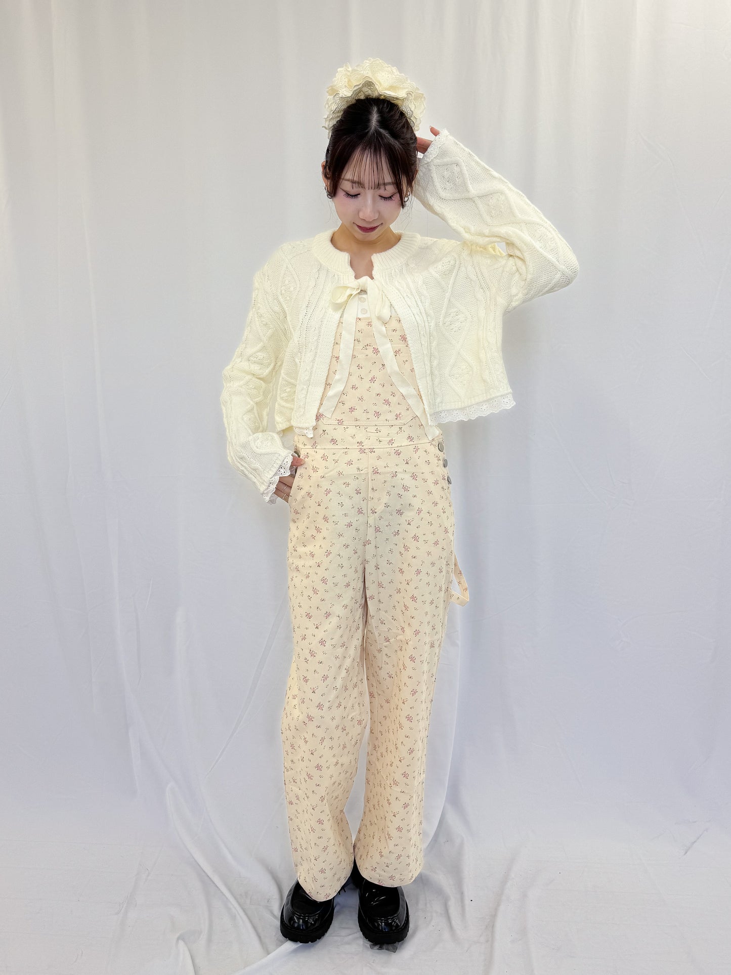 【Official限定】小花柄オーバーオール