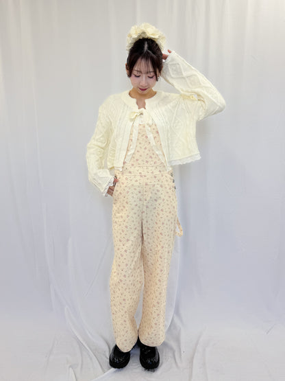 【Official限定】小花柄オーバーオール