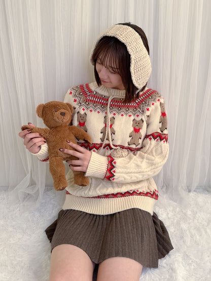 【Official限定】アニマルジャガードニット