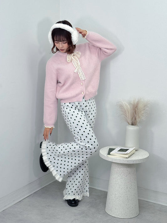 ドットニットパンツ