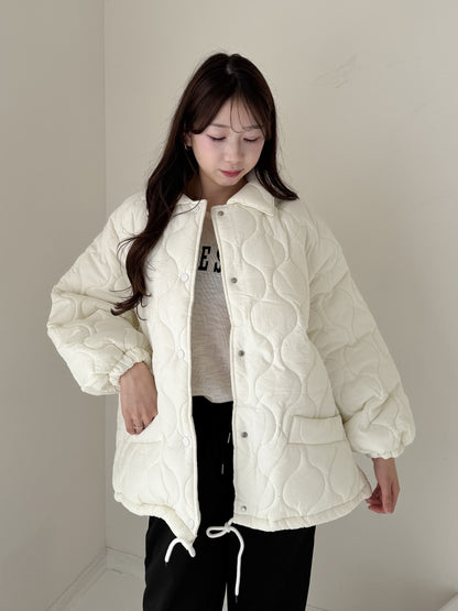 裏地ボア中綿ジャケット