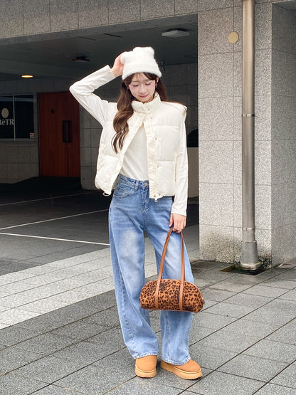 【Official限定価格】バッグラインストーンデニムパンツ