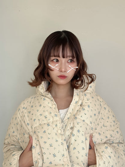 小花柄ブルゾン