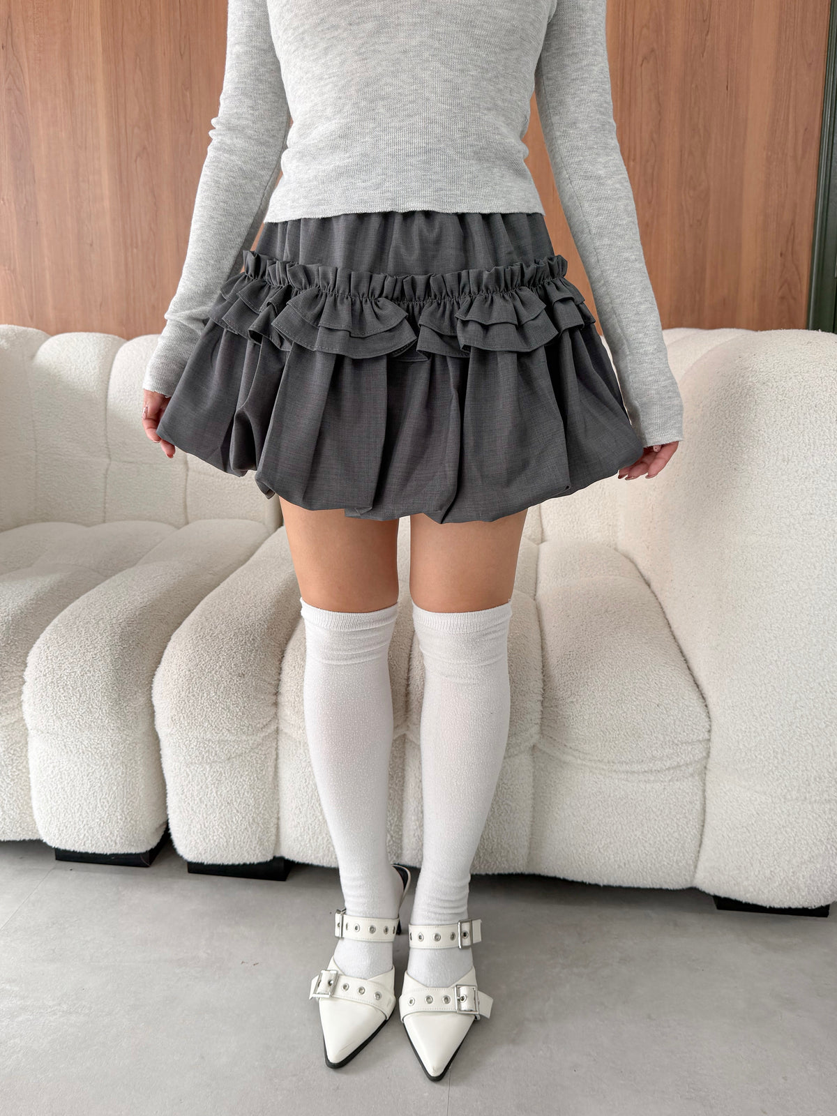 フリルバルーンスカート