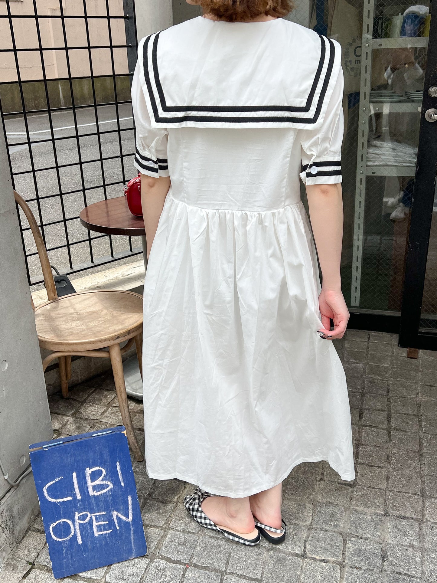 【Official限定価格】セーラー襟ワンピース