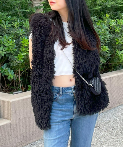 poodle fur vest