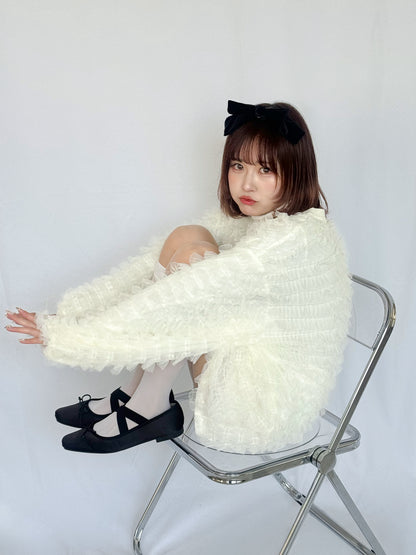 【Official限定】チュールシアートップス