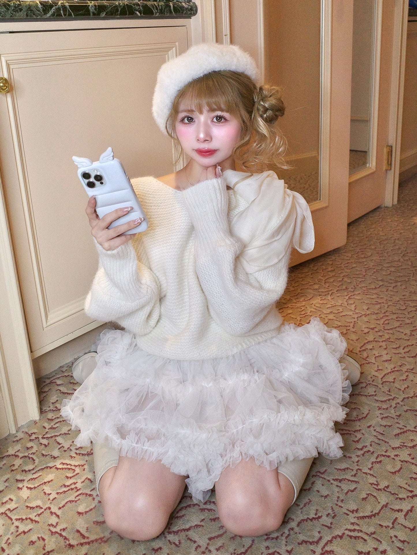 リボンドルマンニット