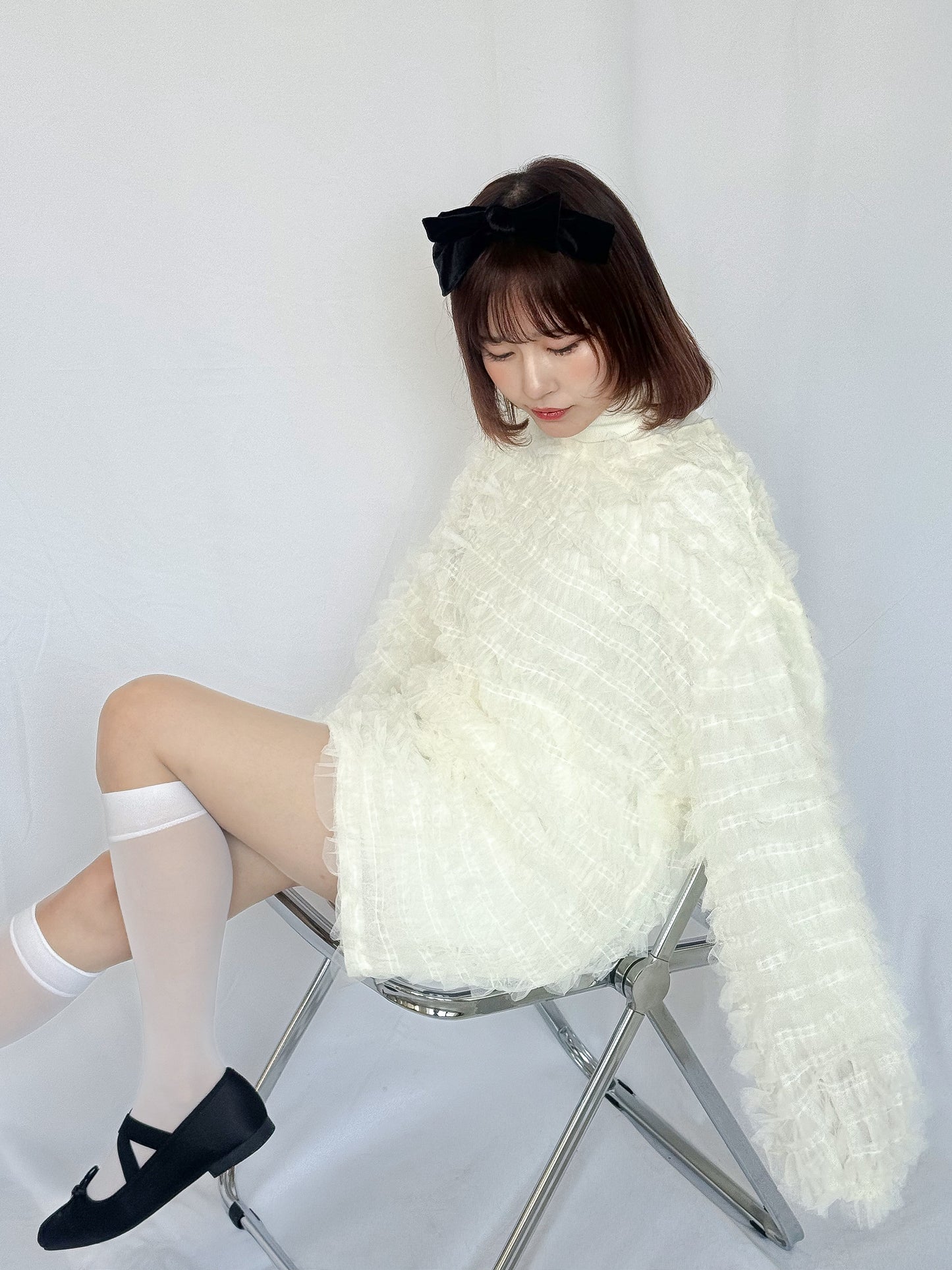 【Official限定】チュールシアートップス