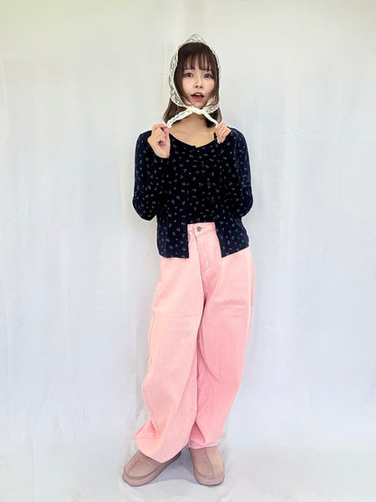 【Official限定】花柄アンサンブルカーディガン