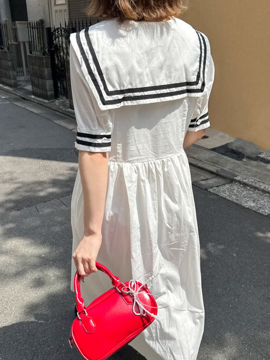 【Official限定価格】セーラー襟ワンピース