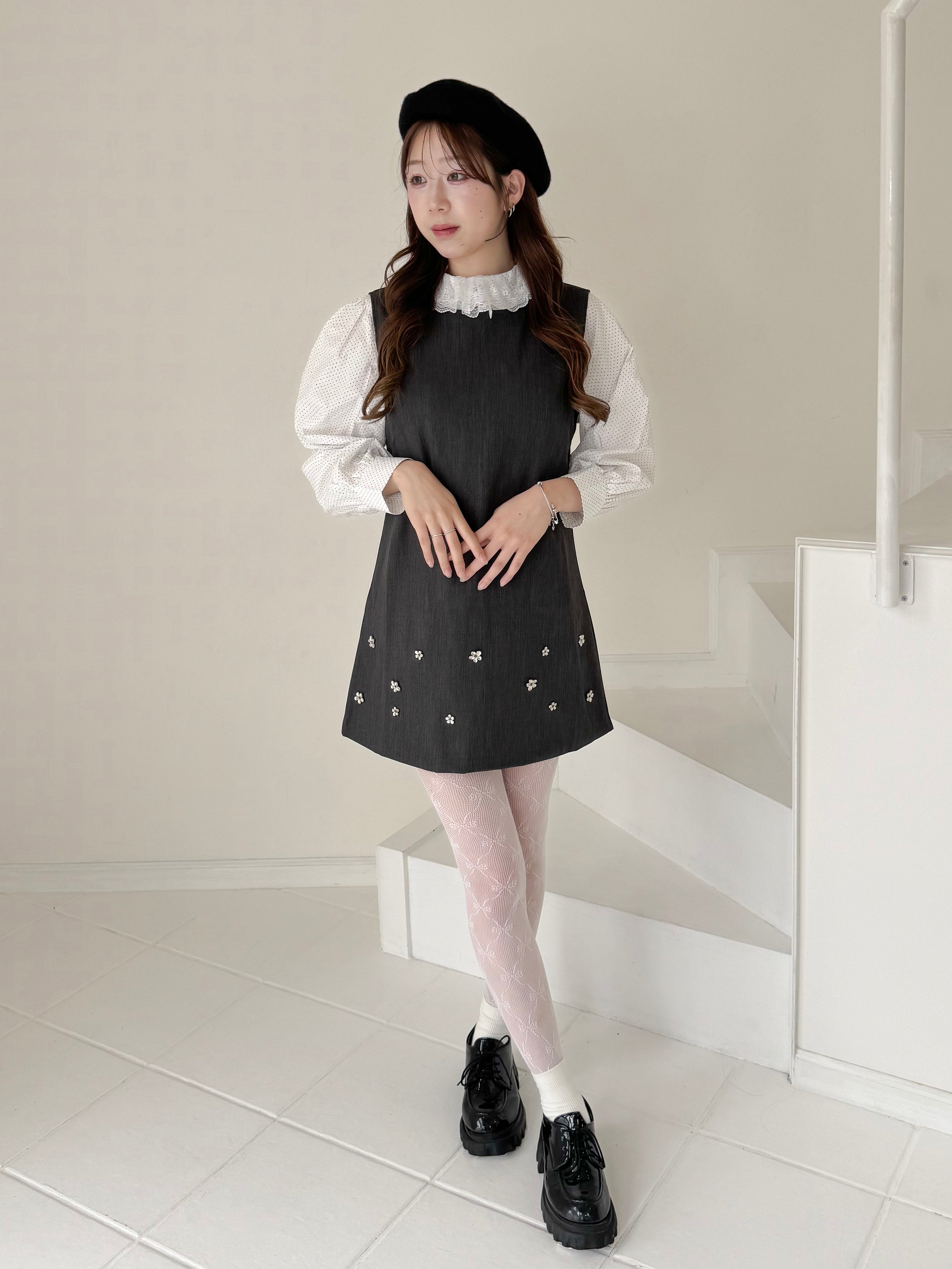 VERONIQUE BRANQUINHO ノースリーブワンピース　サイズ40 VERONIQUE BRANQUINHO - VERONIQUE BRANQUINHO ノースリーブ