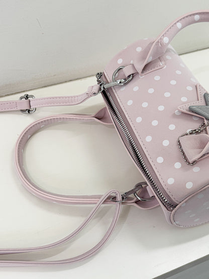 星チャーム付きドットミニBAG