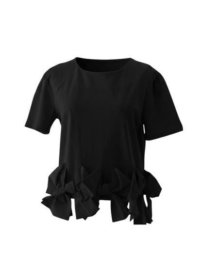 ウエストリボンTシャツ