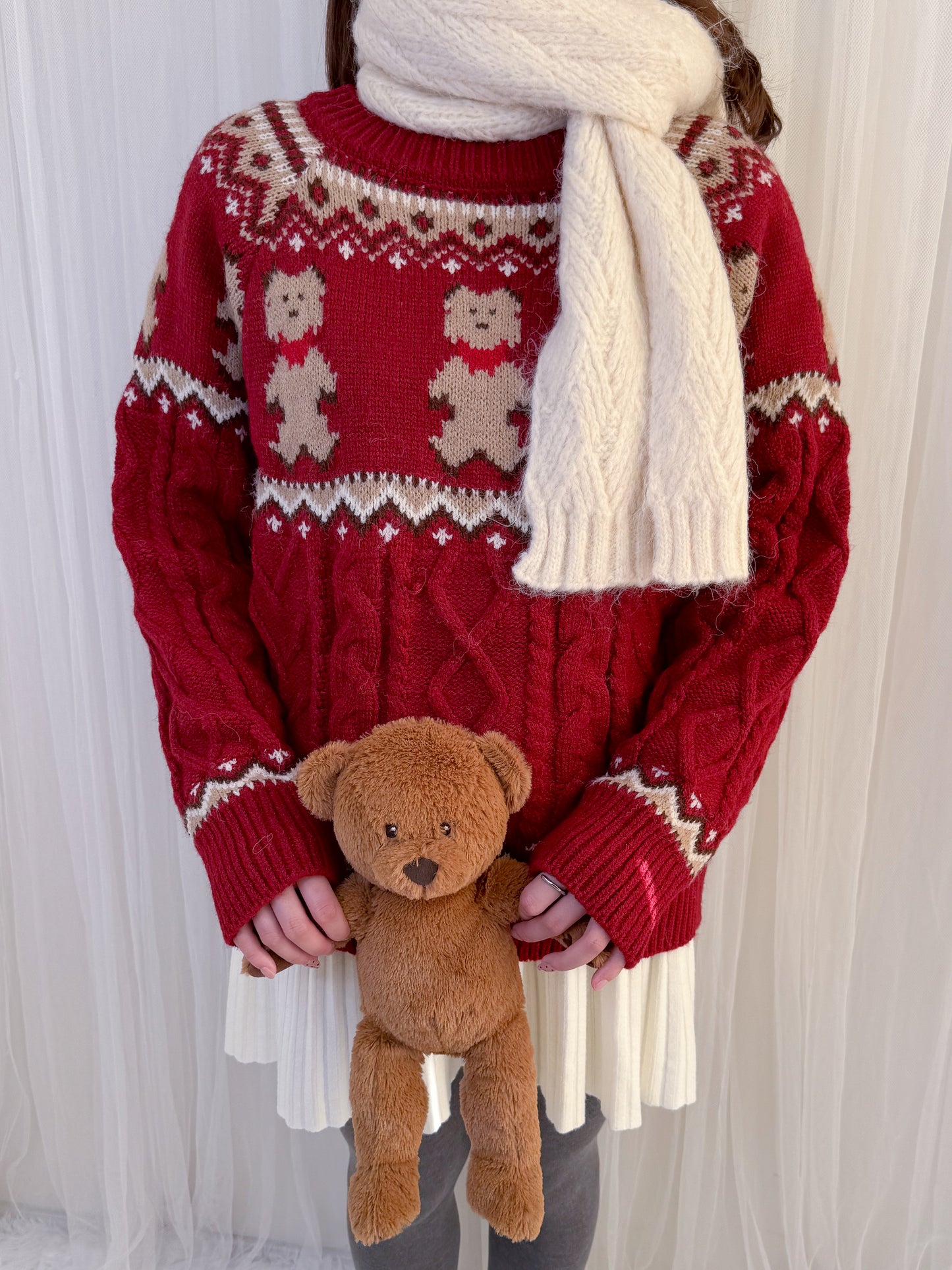 【Official限定】アニマルジャガードニット