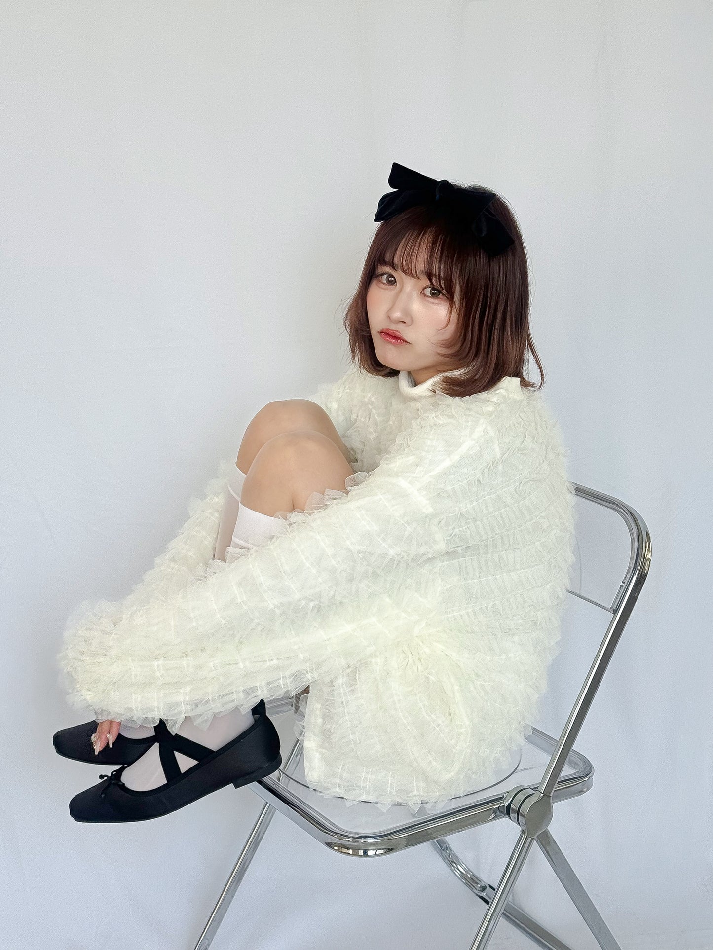 【Official限定】チュールシアートップス