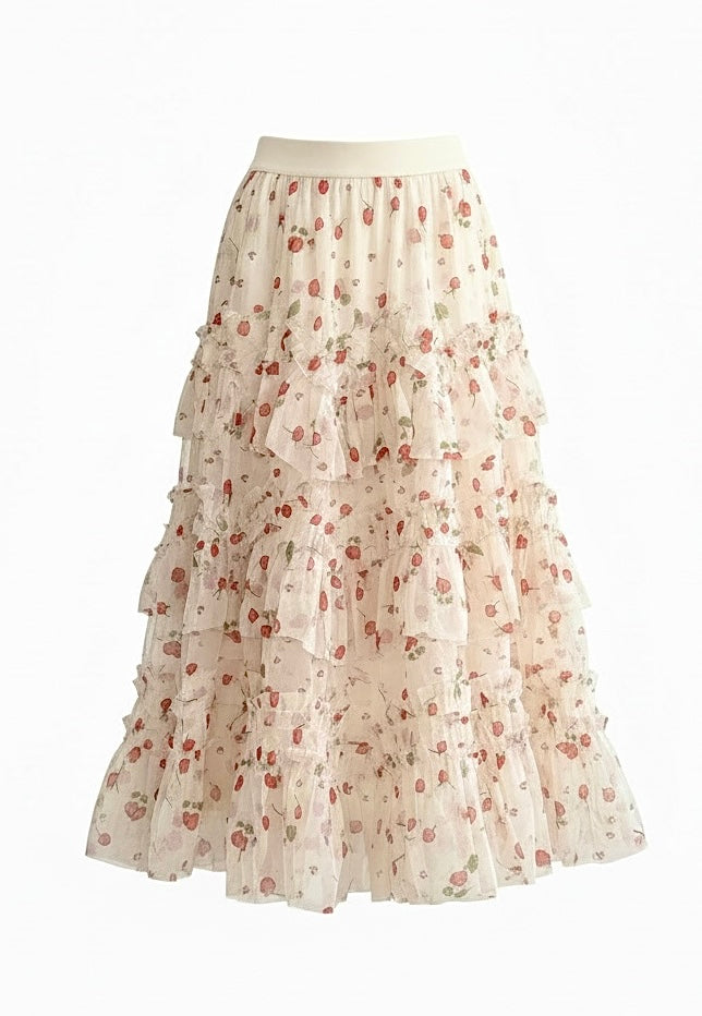 【Official限定価格】チェリーロングスカート