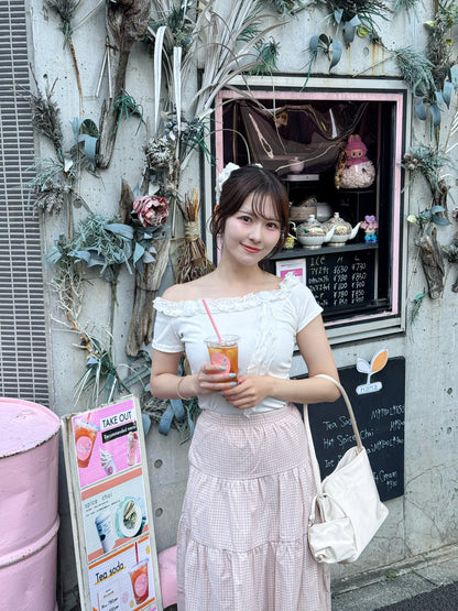 ローズフリルTシャツ