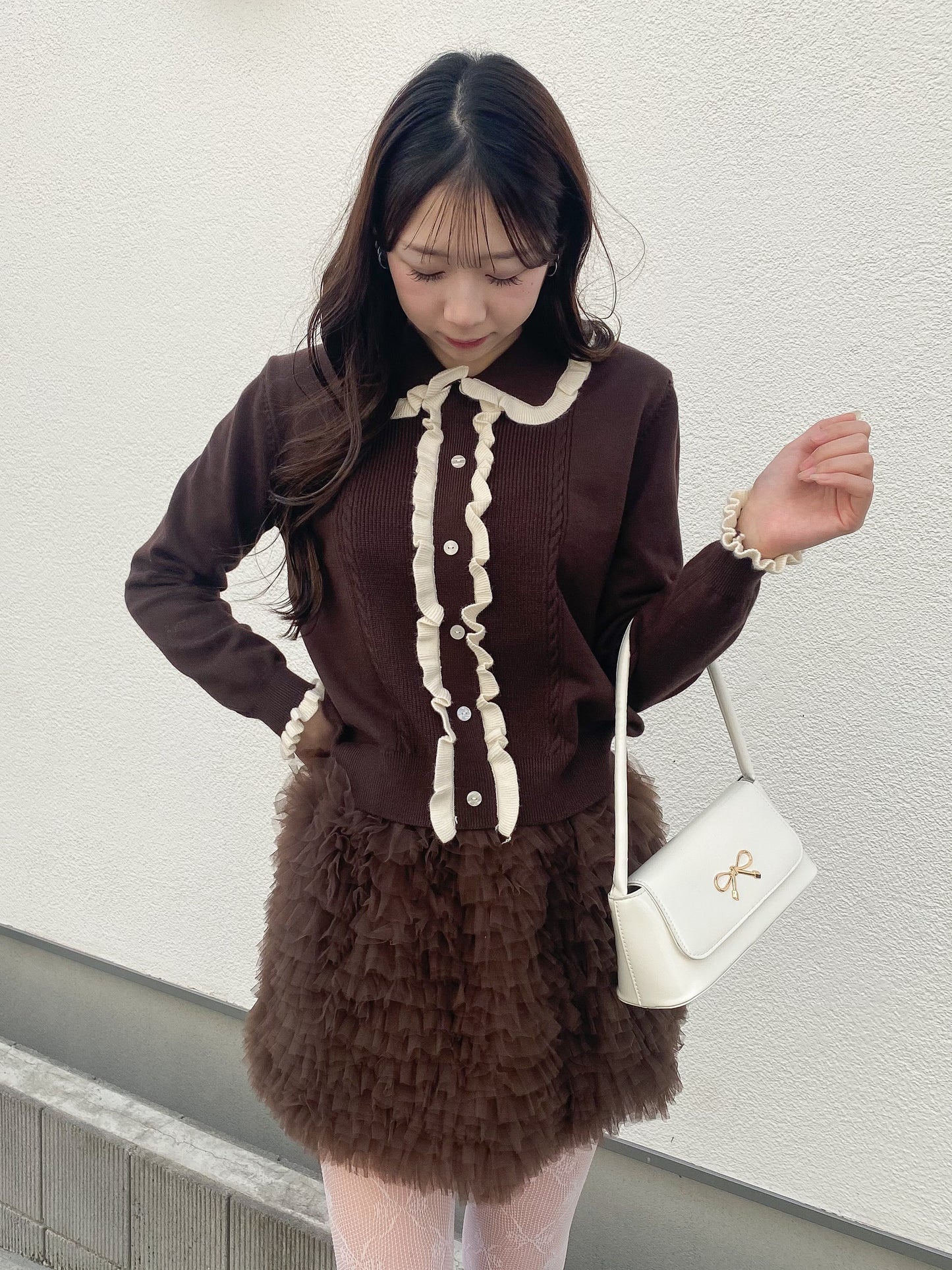 【Official限定価格】チュールミニスカート