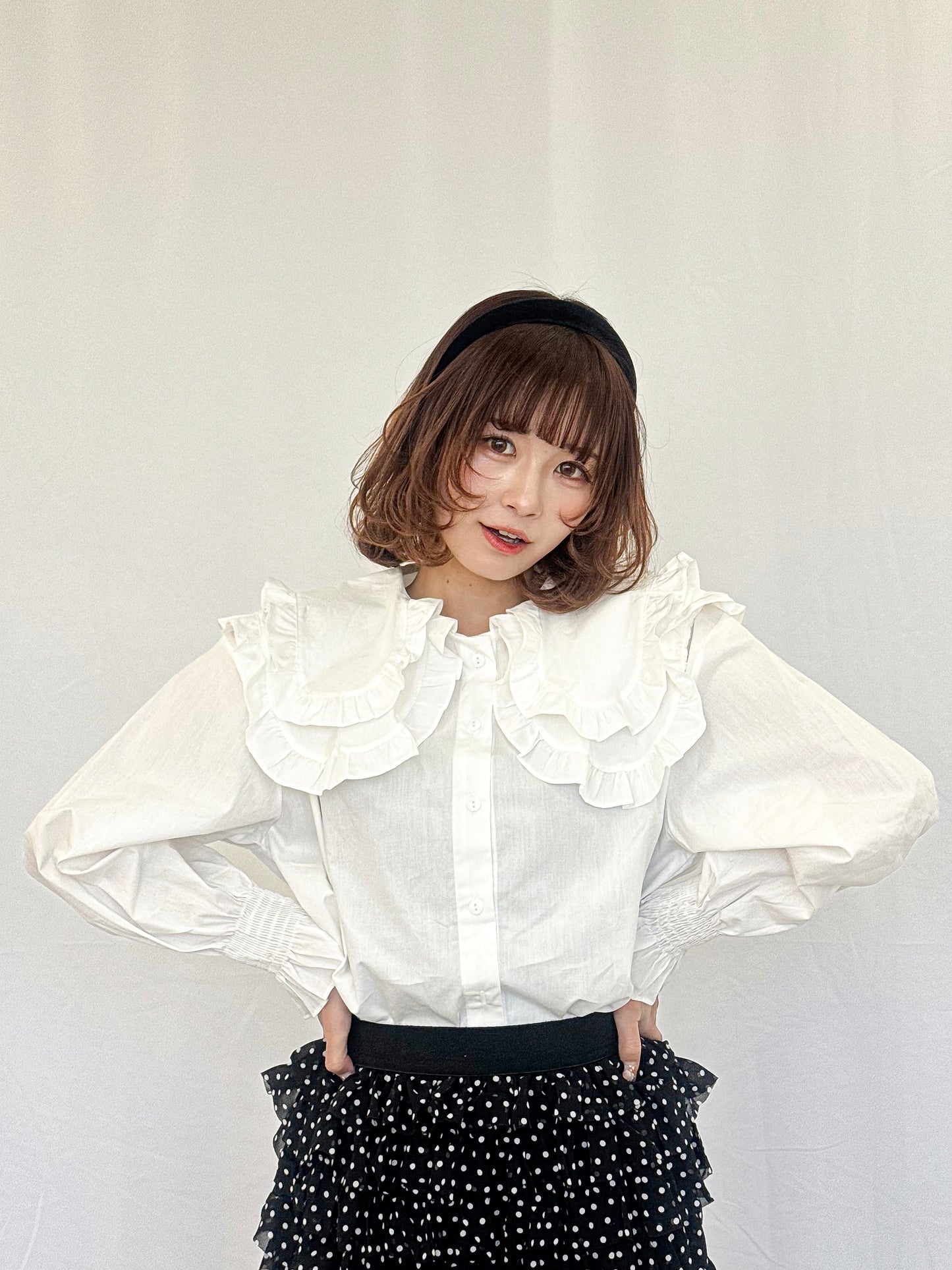 【Official限定】ダブルカラーブラウス