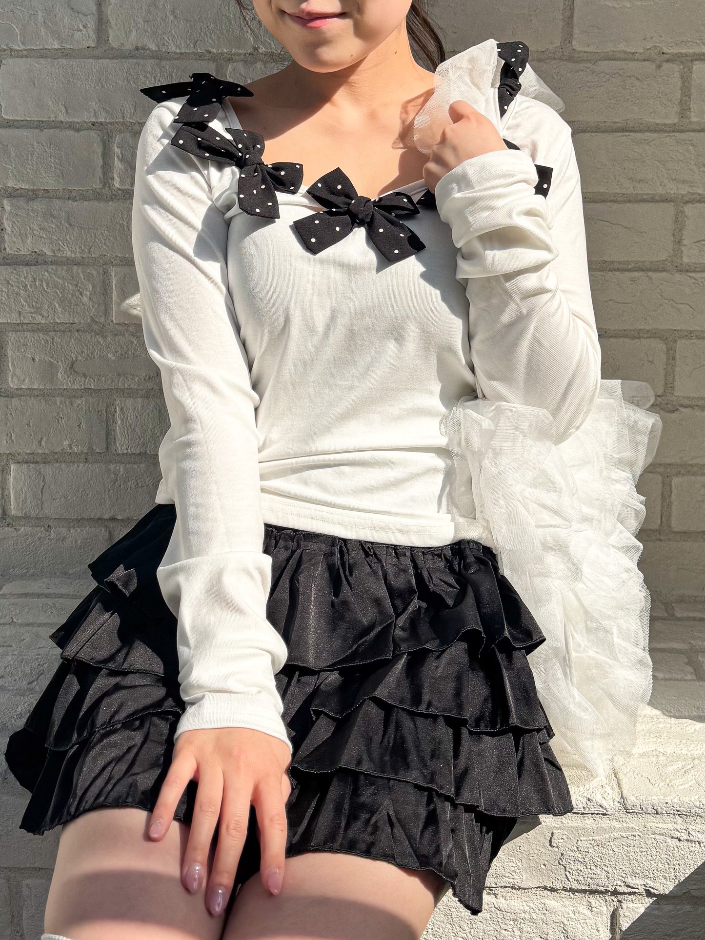 ドットリボンロンT